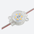 Round 30mm SMD2835 Waterproof Led Christmas Lights Epistar