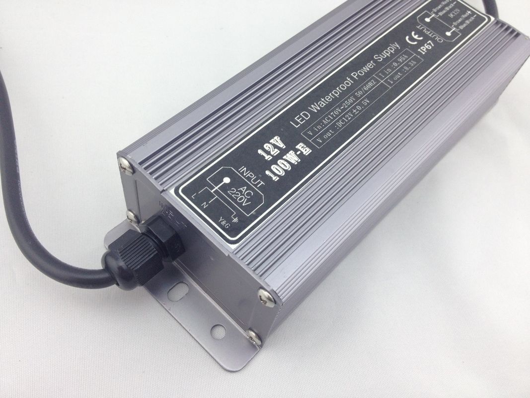 outdoor waterproof constant voltage led power supply dc12v 100w ip67