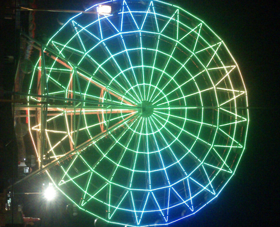 Super Color Amusement Park Led Rgb Pixel Ferris Wheel Decoration
