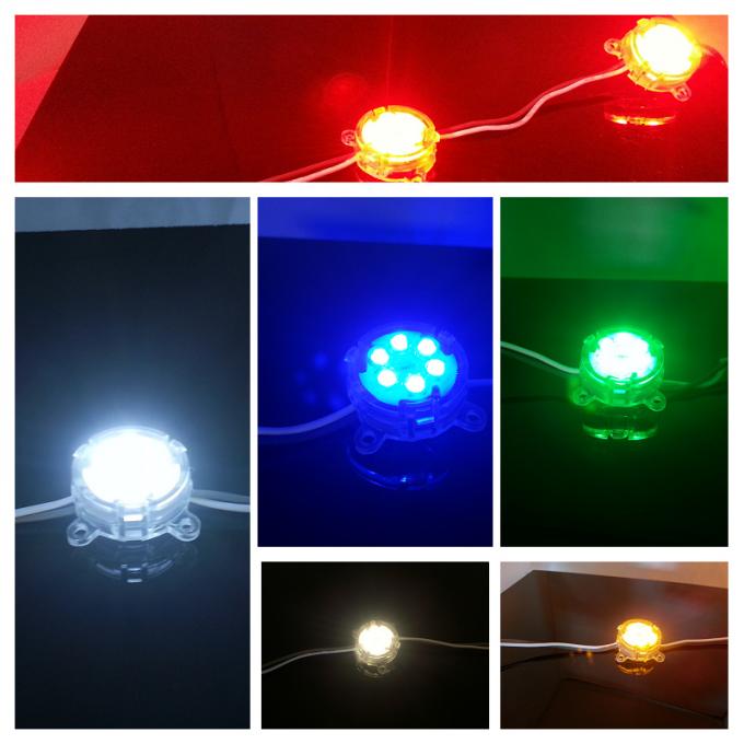 RGB Multi Color 30mm LED Decorative Lights IP68 for Tunnel , Stage , Cruises 0