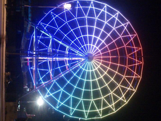 Super Color Amusement Park Led Rgb Pixel Ferris Wheel Decoration 1