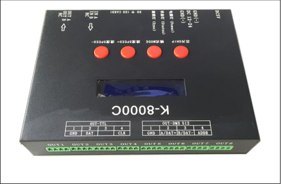 Programmable RGB LED Controllers Strip Module 5W K-8000C 128MB-32GB Capacity 0