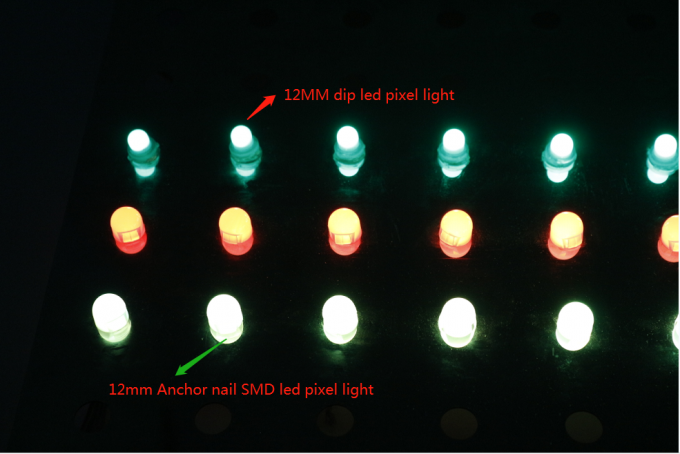 SMD 5050 Christmas Holiday Light 12mm Square Adressable 1903 DMX512 RGB Pixel LED Light 2