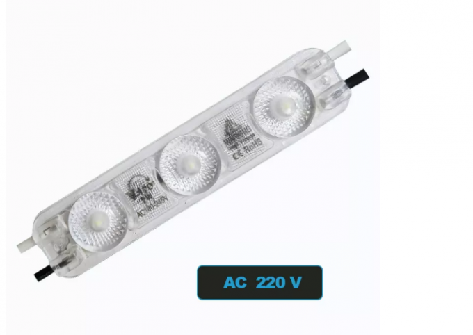 3 LED 12V LED Module Light 2835 AC110V 220V 3M Tape Installation Advertising Lights 0