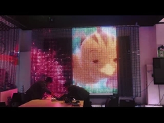 P50 led display outdoor mesh screen building facade