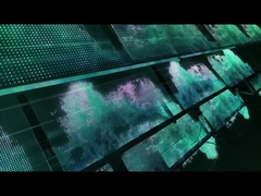 Flexible Transparent LED Display Panel Glass Window Adhesive LED Transparent Film Screen