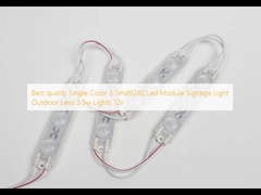 Best quality Single Color 3 Smd9240 Led Module Signage Light Outdoor Lens 3.5w Lights 12v