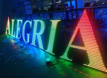 Metal LED lighted sign letters for outdoor advertising decoration