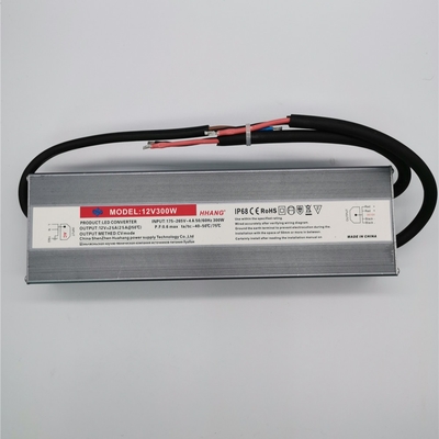 300w Constant Voltage LED Power Supply IP67 Waterproof 24v 12v Single Output