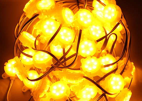 DC24V 0.6W 30mm SMD 5050 Yellow LED Point Light For Letter Decoration