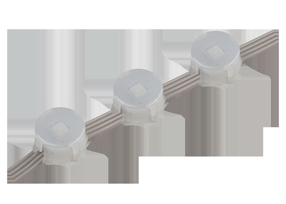 SMD5050 Outdoor RGB LED Point Light 120 Degree Beam Angle 0.3W DC12V PC Body