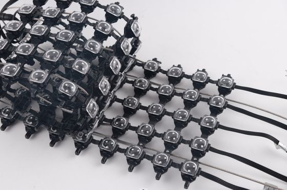 Pixel Led Net Outdoor Rgb Christmas Mesh String Curtain Lights Decoration Customsized LED Mesh Screen