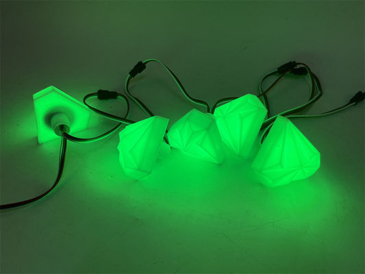 Triangular Mask Light DC12V 1W SMD5050 RGB 63mm LED Amusement Lamp