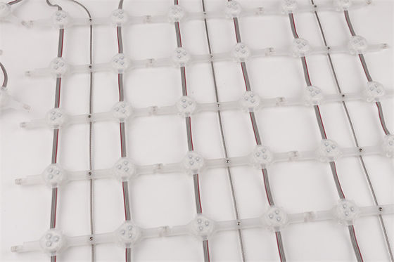 Outdoor / Indoor Flexible LED Net Screen P100 DC12V RGB Advertising LED Mesh Display Screen