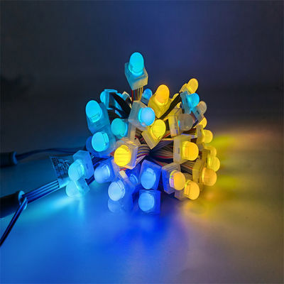 12mm Addressable RGB LED Pixel Point Light DMX512 IC Control IP67 Waterproof for Outdoor Building Facade Stage Lighting