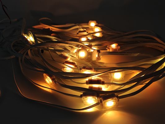 Christmas Outdoor Decoration DC12V SMD5050 RGBW Permanent Outdoor String App Pixel Eaves Led Lights