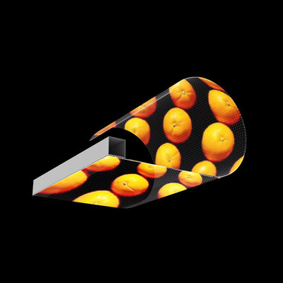 P10 Flexible LED Transparent Film Screen 960mm*240mm with Hanging Installation Type