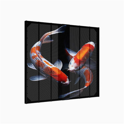 Indoor Outdoor Rental LED Display Innovative Grille Design for 60-80% Transparency and Visibility Life span 50000 Huors