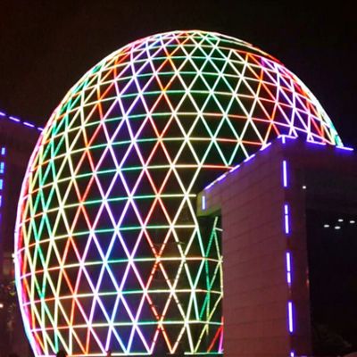 Permanent Pixel Point Lights DMX 20mm DC12V Led Christmas RGB Lights for Surface Mounted Installation