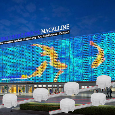 Outdoor Waterproof IP67 Colorful 20mm House Monochrome External Control RGB Full Color Led Point Light Source