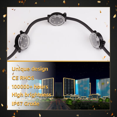 30mm 12V SMD2835 TTL IP67 Waterproof LED Point Light with 120 Beam Angle and UV Resistant PC Material