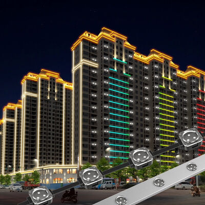 30mm IP67 Waterproof RGBW LED Point Light with DMX512 Control for Outdoor Building Decoration