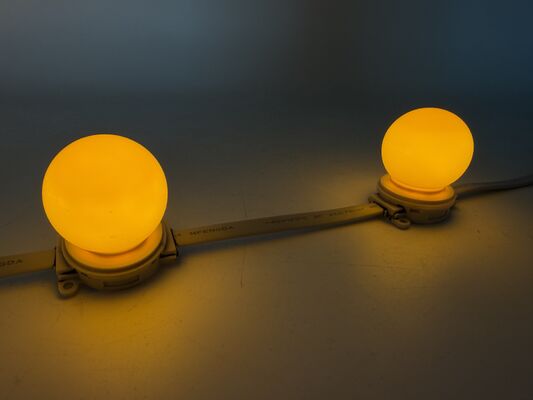 40mm IP67 RGB LED Permanent Outdoor Point Light DC24V Full Color for Building Facade Eaves Garden Festival Decoration