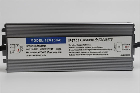 OEM ODM Constant Voltage Power Supply 150W IP67 Waterproof 12v 24V Led Driver