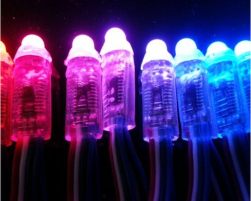 Miracle Bean 1903 12mm  Rgb Pixel Led Addressable Christmas Full Color F8 12mm 5V 12V LED Pixel Light For Program