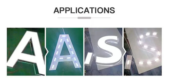 Injection 2835 LED Module Light Box 3 Leds 12V 3 Modulo IP65 Protection