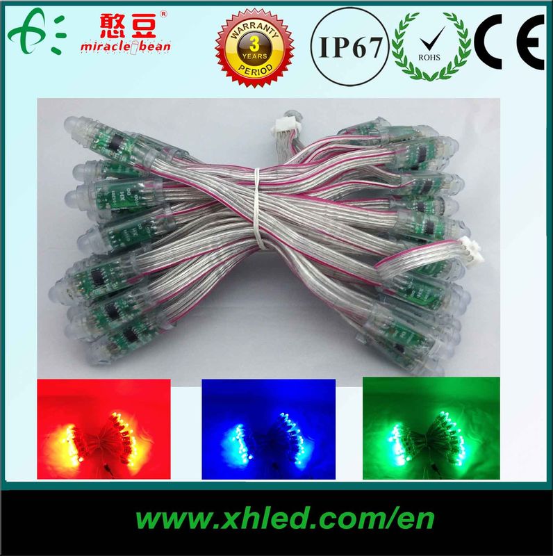 12mm RGB Full Color LED Pixel Light DC5V with 3 years warranty