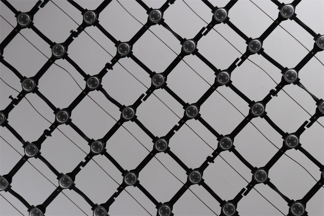 P143 RGB SMD3535 30mm LED Flexible Mesh Screen With IP67 Protection