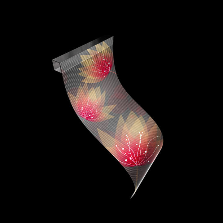 Store Glass Transparent LED Display Adhesive Wall Indoor Flexible Film ...