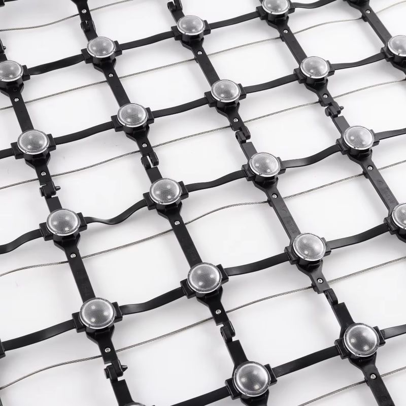 High Quality Flexible Led Pixel Mesh Screen Outdoor Building Media ...