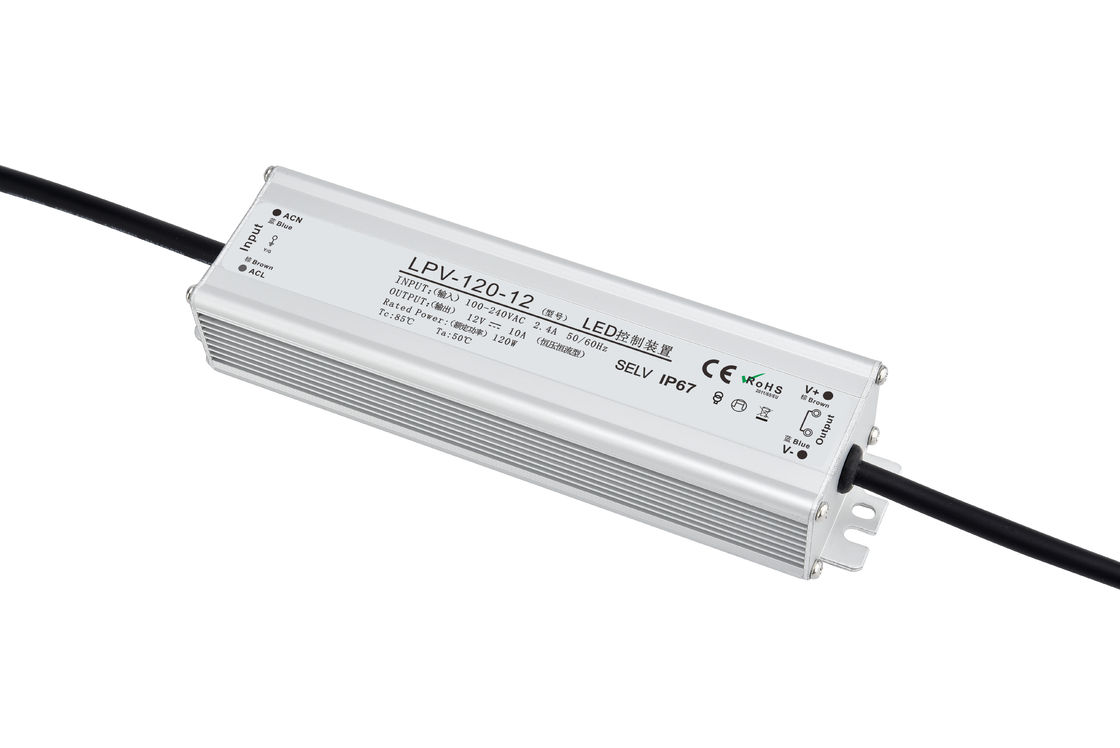 High Efficiency LED Power Supply 100W 120W 12V 24V IP67 Constant ...