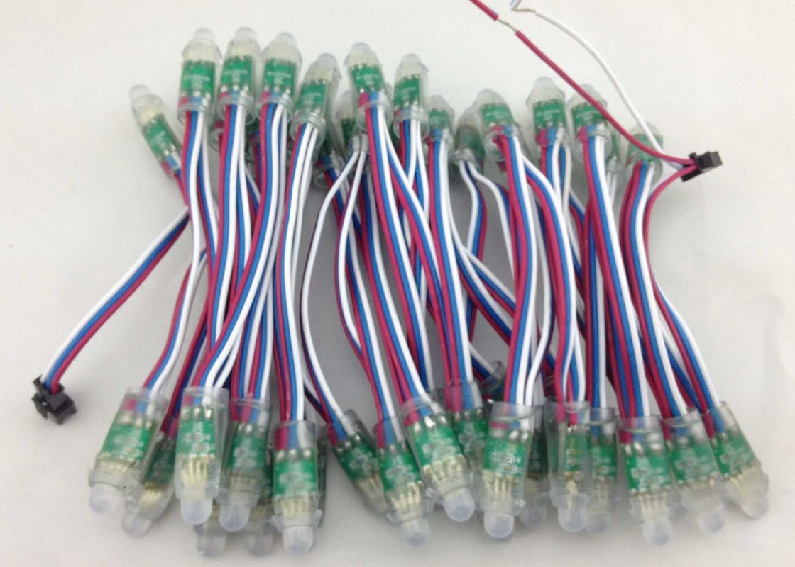 Waterproof RGB LED Pixel Module DC5V 0.3W / pcs Programmable IP68 ...