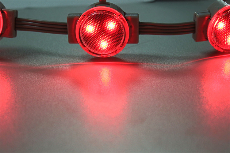 Waterproof RGB LED Pixel Point Light IP67 0.75W DC12V SMD3535 30mm ...