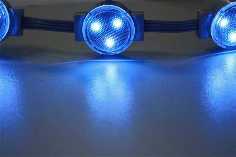 Waterproof RGB LED Pixel Point Light IP67 0.75W DC12V SMD3535 30mm ...