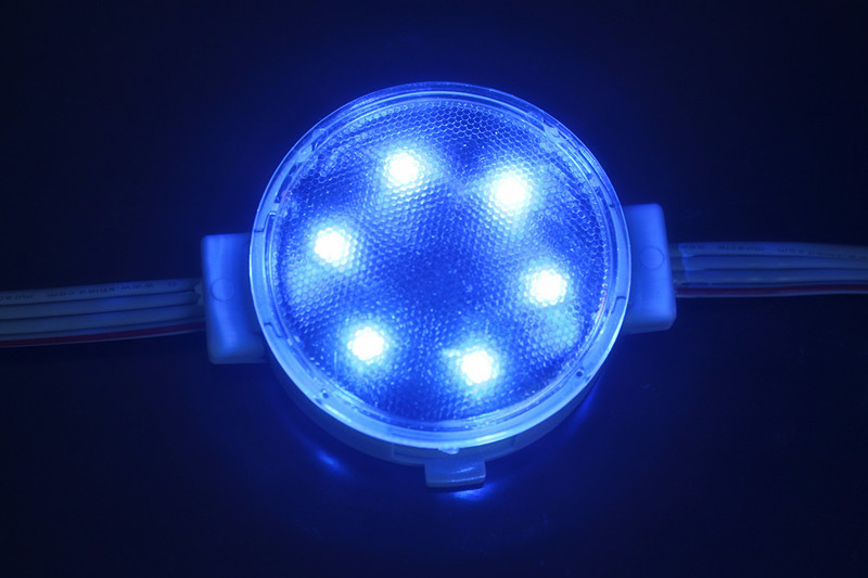 fully-Waterproof IP67 1.5W DC24V SMD3535 40mm RGB led pixel point ...