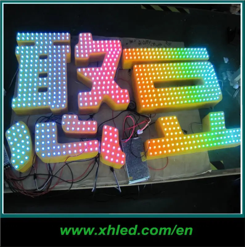Programmable LED Point Light Source RGB Pixel 12mm IP67 Waterproof DMX ...