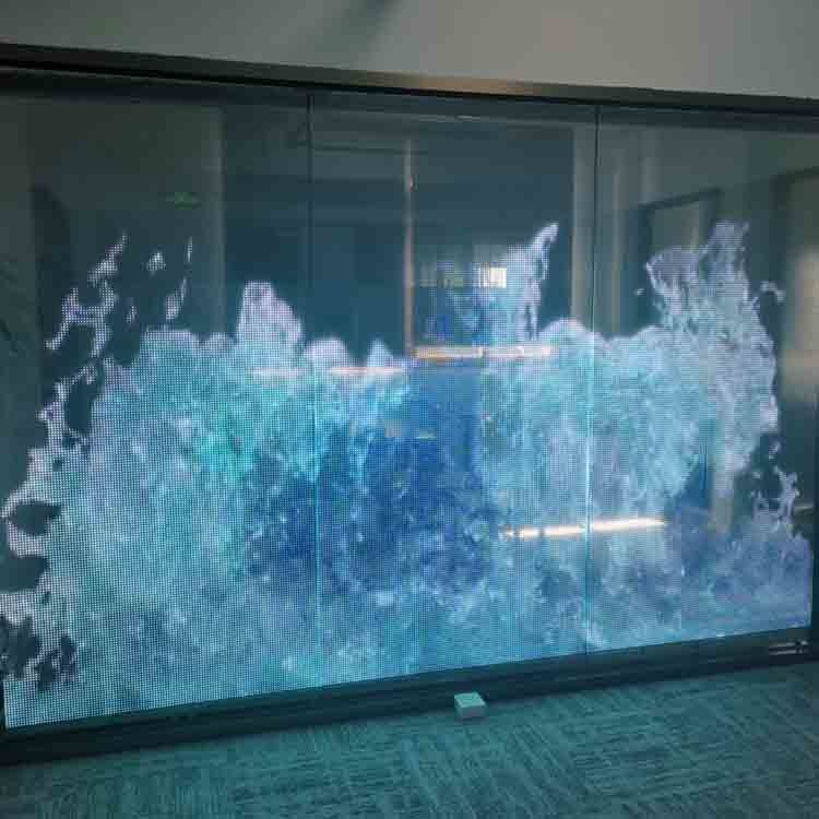 High Brightness Led Transparent Screen For Glass Window P6.25 P8 P10 ...