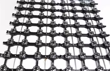 RGB Full color led grid screen video curtain waterproof transparent ...
