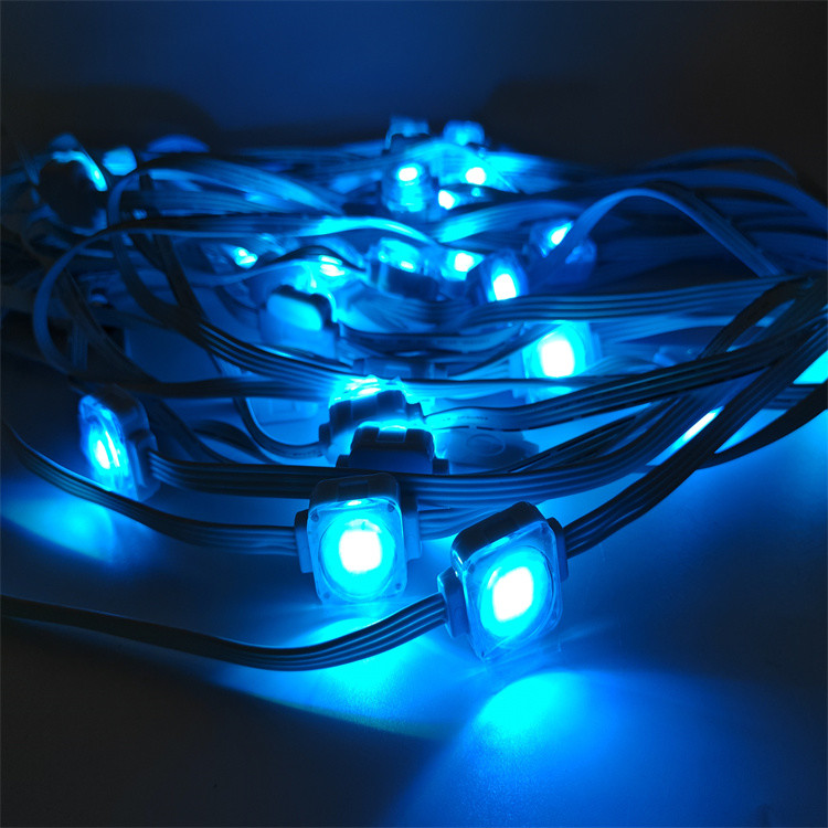 Permanent Outdoor RGB String Lights Waterproof for Ambient Temperature ...