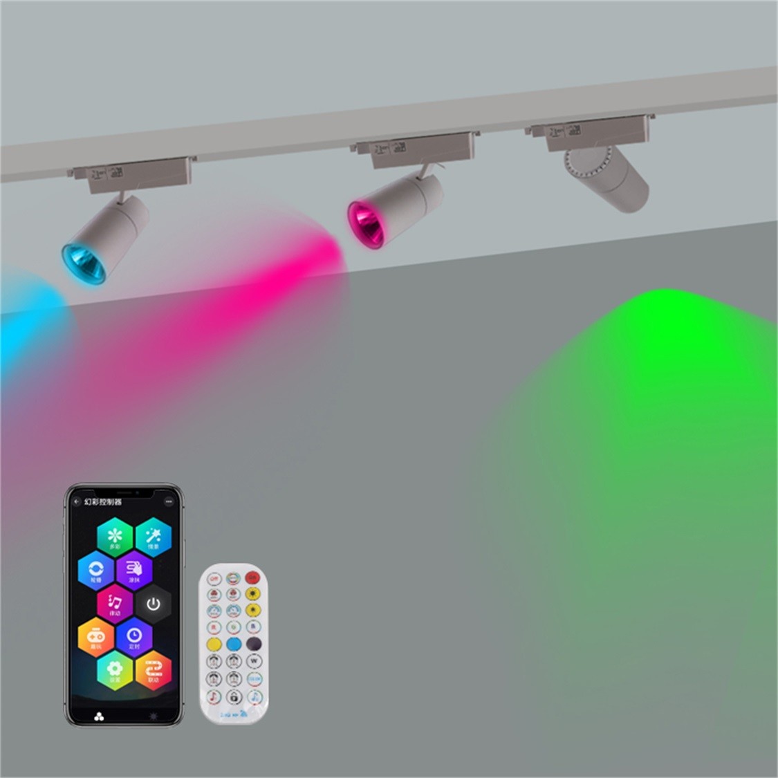 Led Railing Tube Light 40W RGBW 220V for Commercial Surface Mounted ...