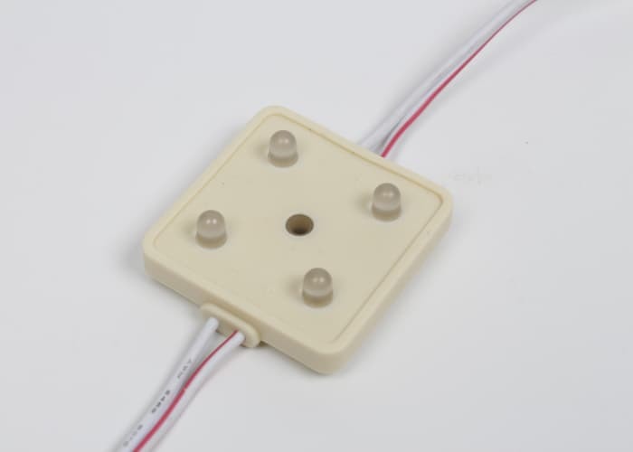 Direct Power Injection LED Module 4 LED SMD3030 White 0.75W DC12V Flame ...