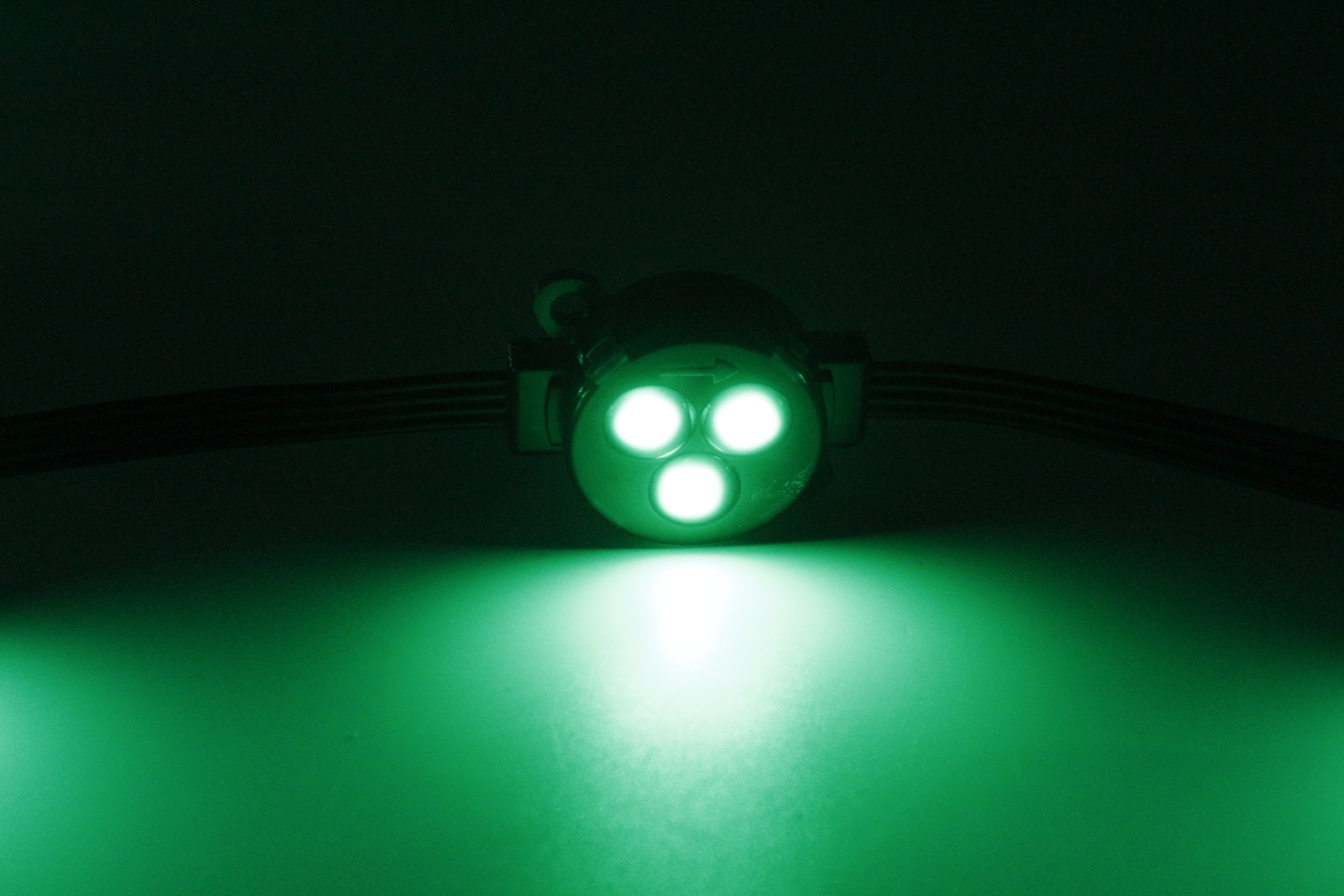 30mm 12V Waterproof LED Point Light, 0.75W IP67 PC Material