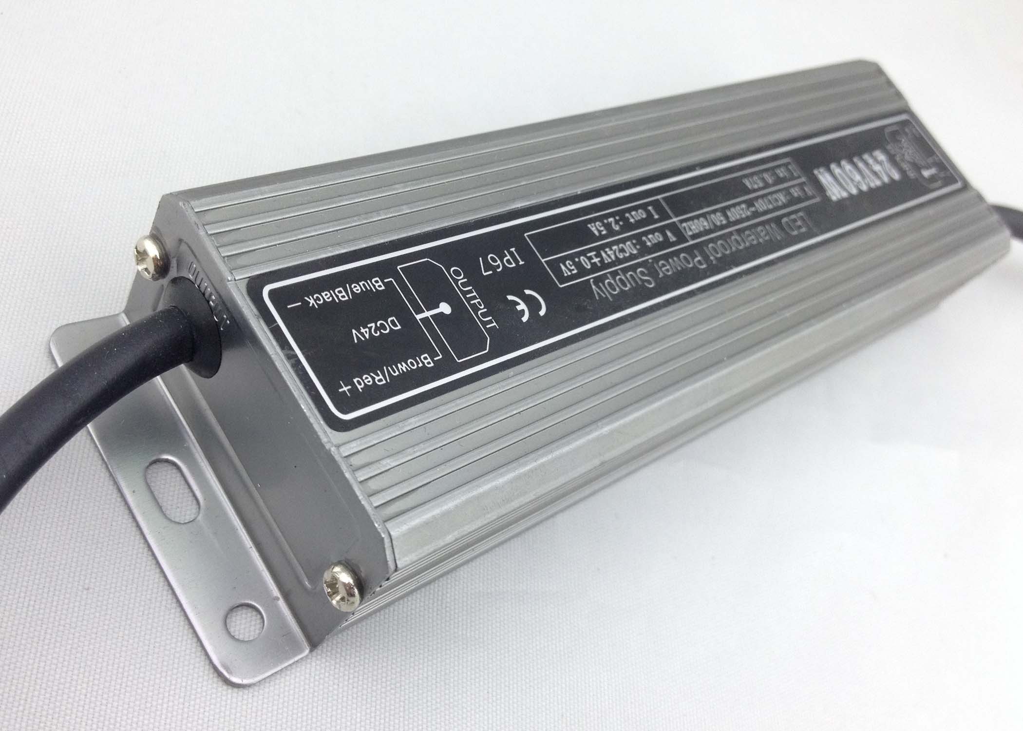 DC24V 2.5A Constant Voltage LED Power Supply For LED Channel letter ...