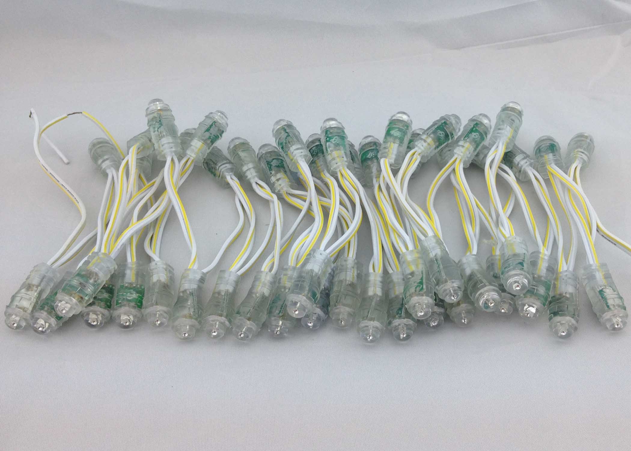 30mm Single Color LED Chain LED Pixel Module For Outdoor LED Signboard
