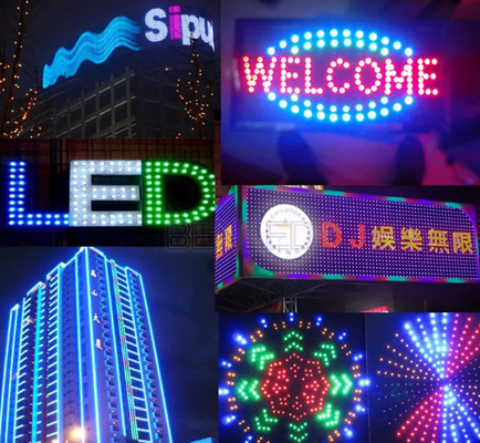 Bullet Type IP67 Waterproof 12MM LED Pixel Full Color RGB Individually Addressable