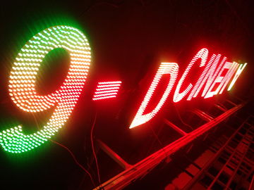 Large Decorative Well Fabricated Surface Lit LED Point Light Outdoor Led Letter Lights